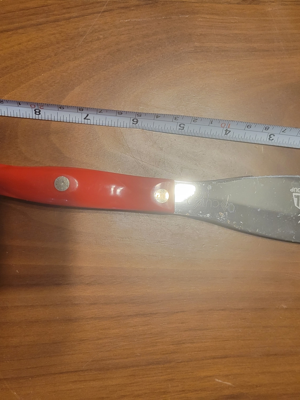Cutco Red-Handled Stainless Steel Spatula Turner